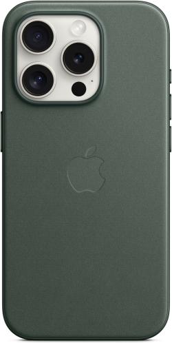 Калъф за смартфон Apple iPhone 15 Pro FineWoven Case with MagSafe - Evergreen
