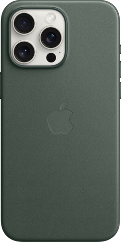 Калъф за смартфон Apple iPhone 15 Pro Max FineWoven Case with MagSafe - Evergreen