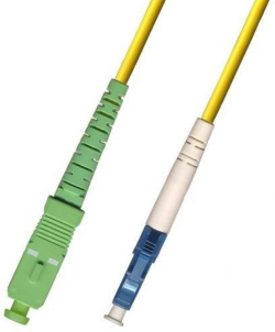 Оптична пач корда LC-UPC-SC-APC Сингъл мод 9-125 различни дължини, 1 метър