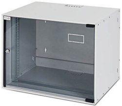 Шкаф за техника - Rack Стенен комуникационен шкаф 4U 400 x 540 mm, SOHO сив, разглобен