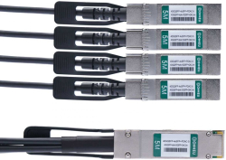 SFP Модул Хибриден кабел 40G QSFP+ към 4x10G SFP+ DAC — 5 метра