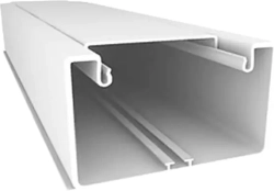 Кабелен канал за монтаж на розетки и модули, 90х65 мм, парапетен