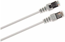 Медна пач корда RJ45 пач корда категория 6a, S-FTP LSZH CU, сива, Conneu (7.5 м) на най-ниска цени
