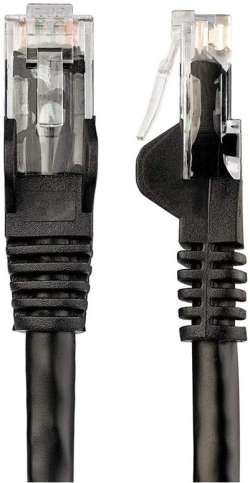 Медна пач корда Пач кабел U-UTP, категория 5e, PVC, CU, черен Изберете дължина 2 метра