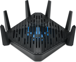 Безжичен рутер Acer Predator Connect W6d, 2500 Mbps, 6 външни антени, 1х USB, черен