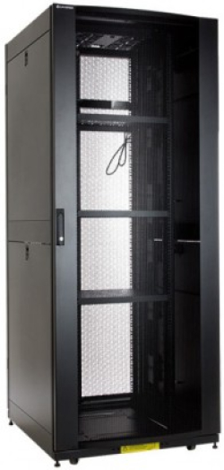 Шкаф за техника - Rack Сървърен шкаф с перфорирани врати 800x1000 мм, NCF Серия, Черен