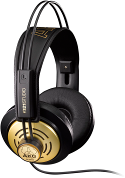 Слушалки AKG K121 Studio с кабел без микрофон, черни, на ухото