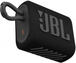 Bluetooth Колонкa JBL Go 3 BK, 1.0, 4.2W, Bluetooth 5.1, черна, до 5ч. време на работа, IP67
