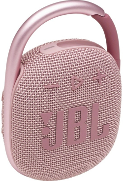 Bluetooth Колонкa JBL Clip 4 PINK, розов - Преносима безжична колонка