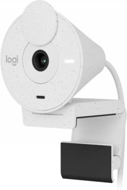 Уеб камера Уеб камера с микрофон LOGITECH Brio 300, Full-HD, USB-C, Бял