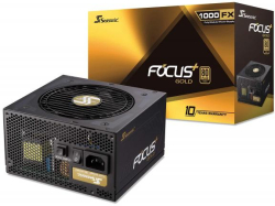 Захранване Seasonic Focus GX-1000, 1000W, 80 PLUS Gold, 120мм вентилатор, Fully Modular