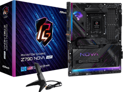 Дънна платка Asrock MB Desktop Z790 Nova Wi-Fi, LGA1700, 4x DDR5, 1x HDMI, 1x DP, ATX
