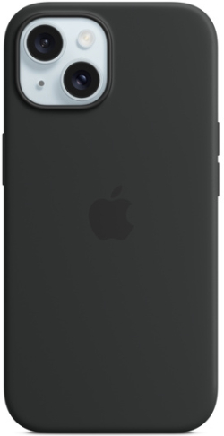 Калъф за смартфон AppleiPhone 15 Silicone Case with MagSafe - Black