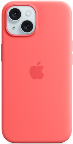 Калъф за смартфон Apple iPhone 15 Silicone Case with MagSafe - Guava