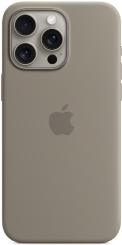 Калъф за смартфон Apple iPhone 15 Pro Max Silicone Case with MagSafe - Clay