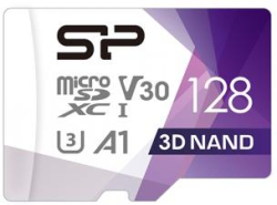 SD/флаш карта Silicon Power Superior Pro, 128GB, microSDXC, Class 10, SD Adapter