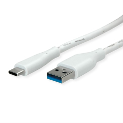 VALUE 11.99.9035 :: Кабел USB А - Type C, М-М, 5 Gbit-s, бял, 2.0 м
