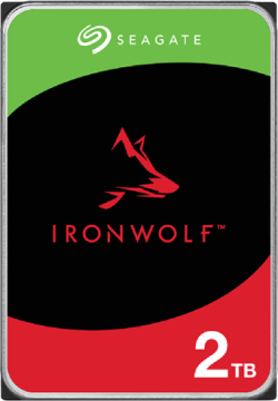 Хард диск / SSD Seagate IronWolf 2TB HHD, NAS, 3.5", 5400 rpm, SATA 6 Gb-s