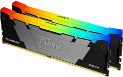Памет Kingston FURY Renegade RGB Intel XMP, 32GB DDR4, 3200MHz, 16-18-18