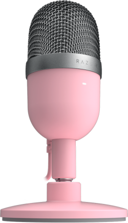 Микрофон Razer Seiren Mini Quartz, с кабел, 110 dB, 20Hz - 20kHz, 1x Micro USB 2.0, розов