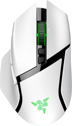 Мишка Геймърска Razer Basilisk V3 Pro, безжична Bluetooth, бял цвят