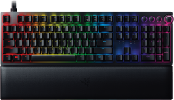 Клавиатура Razer Huntsman V2, с кабел, геймърска, механична, Razer chroma подсветка, черен