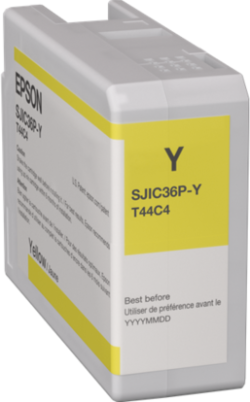 Касета с мастило Epson SJIC36P(Y): Ink cartridge for ColorWorks C6500-C6000 (Yellow)