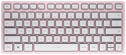 Безжична клавиатура CHERRY KW 7100 MINI BT, Bluetooth, Розова