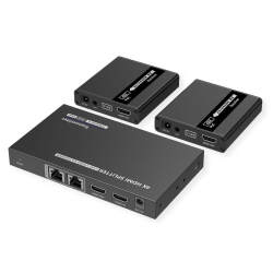 KVM продукт VALUE 14.99.3464 : HDMI сплитер 1x3 с екстендер 1x2 по Ethernet, 40 м
