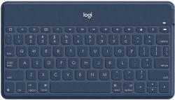 Аксесоар за таблет Logitech 920-010177, Keys To Go, безжична Bluetooth, син цвят