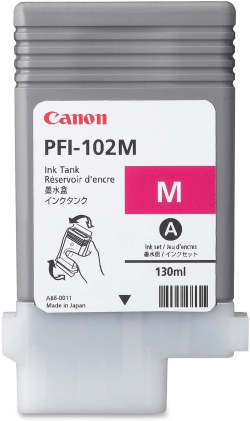 Касета с мастило CANON PFI-102M dye ink cartridge magenta standard capacity 130ml 1-pack