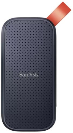 Хард диск / SSD Външен SSD SanDisk Portable, 2TB, Type-C 3.2 Gen 2, Черен
