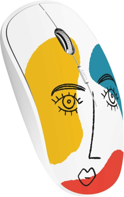 Мишка TNB Exclusiv Art, безжична, USB Type-A, 3 бутона
