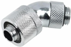 Охлаждане Компресионен фитинг Alphacool, 16-10 - G1-4, 45, Въртящ се, Хром