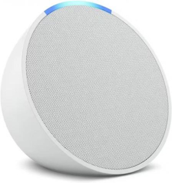 Bluetooth Колонкa Amazon Echo Pop, Bluetooth, Alexa, Бяла