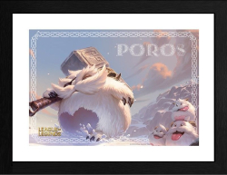 GBEYE League of Legends - Framed print Poro (30x40)