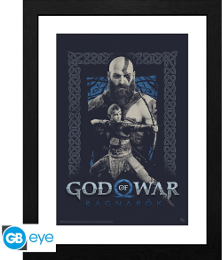 GBEYE GOD OF WAR - Framed print Kratos and Atreus (30x40)