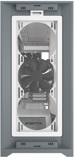 Кутия Corsair 5000D Airflow Mid Tower, Tempered Glass, Бяла