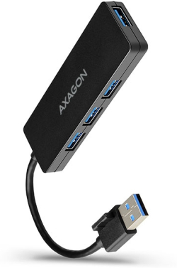 USB Хъб HUB USB3-А to 4xUSB3 A, Slim, AXAGON HUE-G1A