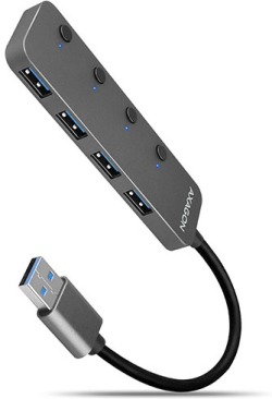 USB Хъб HUB USB3-А to 4xUSB3 A, Switch, AXAGON HUE-MSA