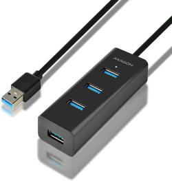 USB Хъб HUB USB to 4xUSB3.0, 1.2m, AXAGON HUE-S2BL