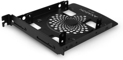 Кутия/Чекмедже за HDD Адаптep за монтиране на HDD 2х 2.5" към 3.5"-PCI, AXAGON RHD-P25, Алуминиев, Черен