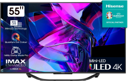 Телевизор Hisense 55" U7KQ 4K Ultra HD 3840x2160, 120Hz, IPS, HDR, Smart TV, HDMI, USB, LAN