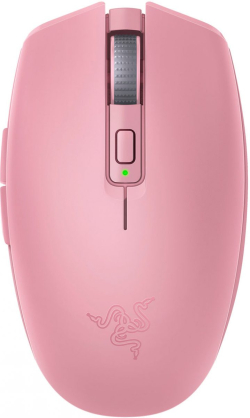 Мишка Razer Orochi V2, Bluetooth, 18000 dpi, 6 бутона, съвместимост с Mac OS розов
