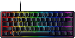 Клавиатура Razer Huntsman Mini, геймърска, с кабел, подсветка, механични суичове, черен