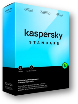 Софтуер Kaspersky Standard Eastern Europe Edition. 10-Device 1 year Base Download Pack
