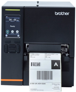 Етикетен принтер Brother TJ4021TN, 254 мм/секунда, 203 dpi, 107 мм, 25400 мм, 120 мм, LAN