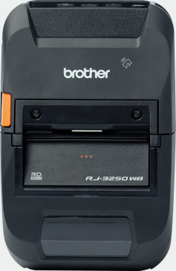 Етикетен принтер Brother RJ-3250WBL,127 мм/секунда, 203 dpi, 3000 мм, 72 мм, Bluetooth, Wi-Fi, 3000 mAh