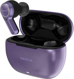 Слушалки Nokia Clarity Earbuds 2 +, In-Ear, Bluetooth 5.2, Микрофон, USB Type-C, 500 mAh, Лилав