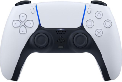 Мултимедиен продукт Безжичен геймпад Sony PS5 DualSense, Бял